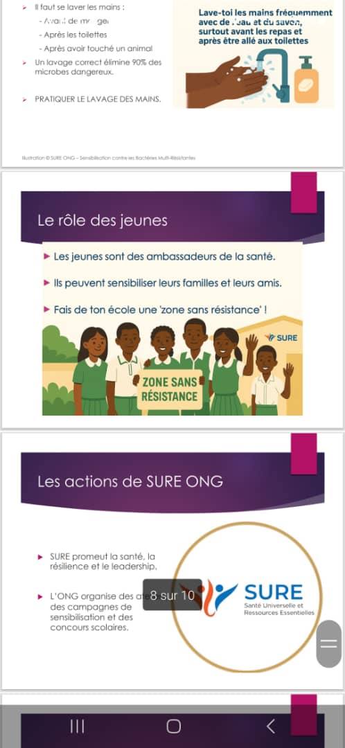 Affiche SURE bactéries