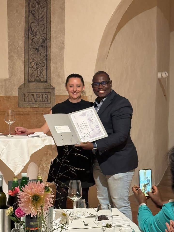 Aristide MAMA reçoit son certificat IPT – Stadtschlaining, Autriche 2024